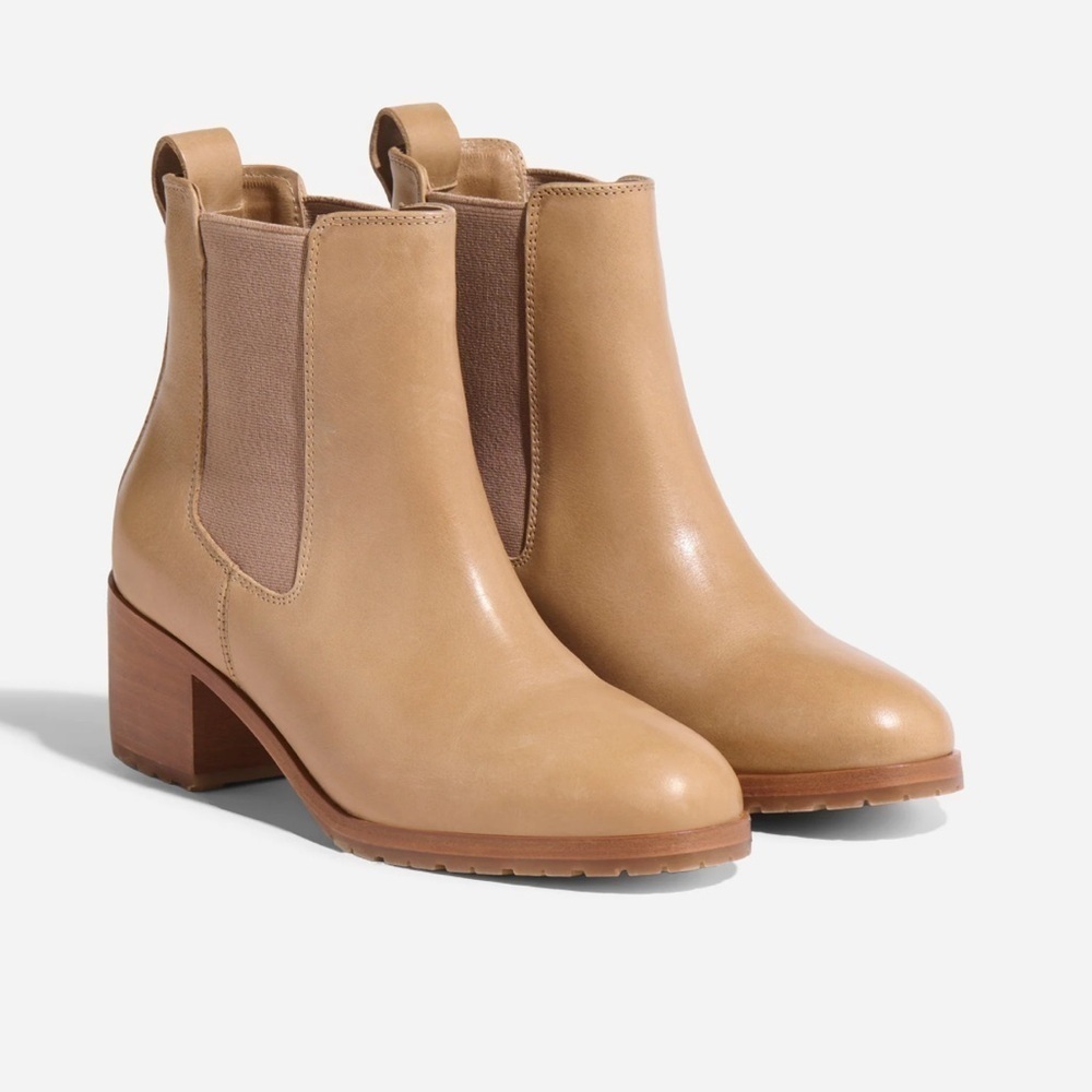 Nisolo Ana Go To Chelsea Boot Leather Almond Size 11